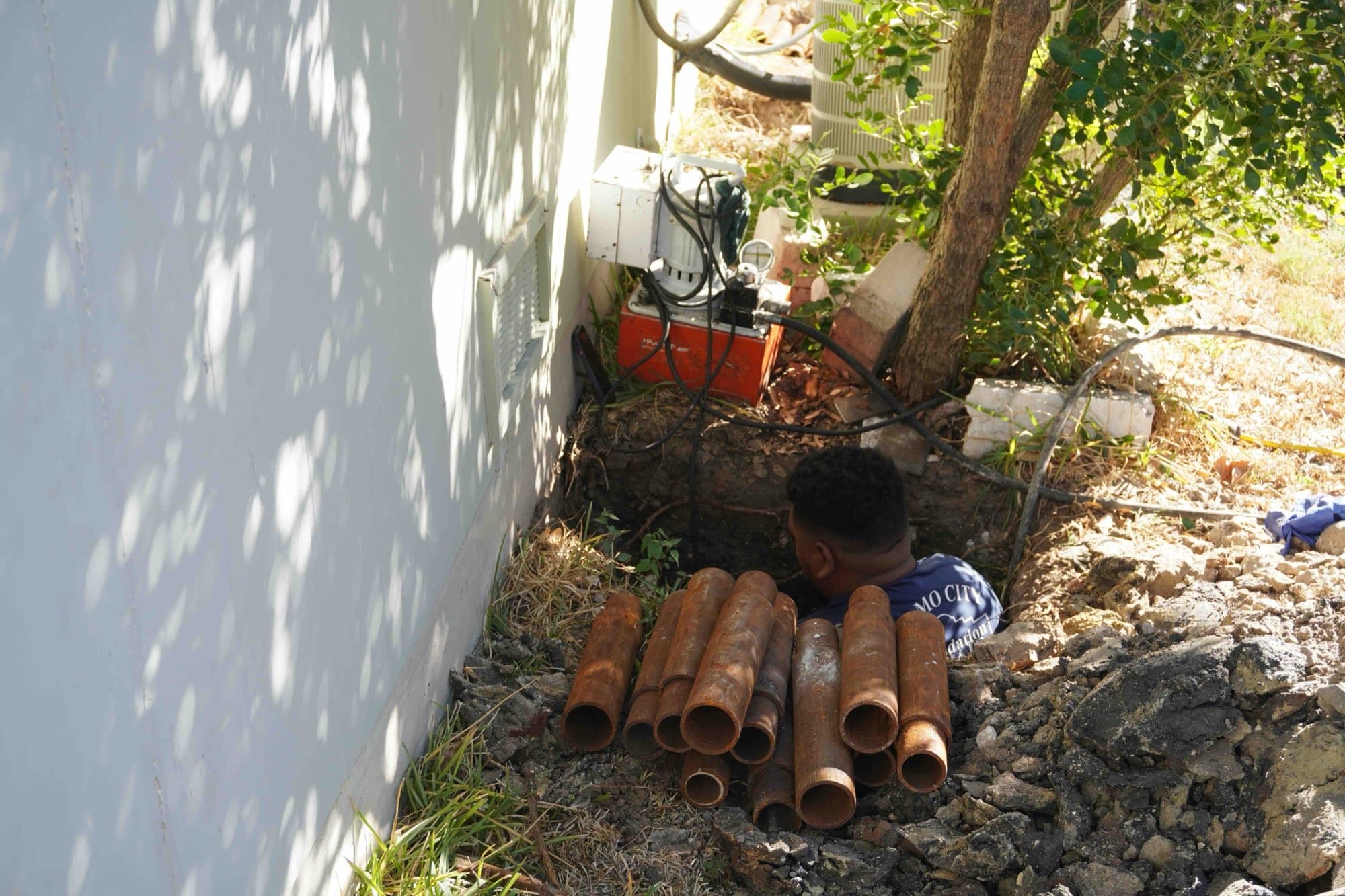 Steel Piers Installation